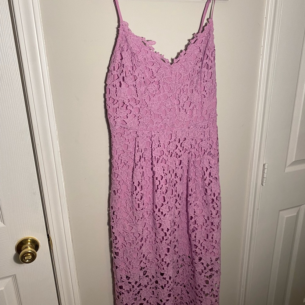 MIDI length lavender dress ASTR label